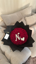 Premium rose initial bouquet