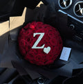 Premium initial rose bouquet- 50 rose