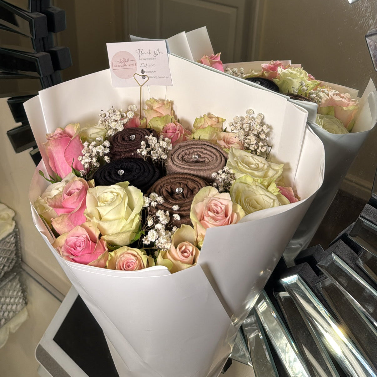 Jersey hijab bouquet