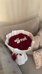 50 premium rose grad bouquet