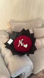 Premium rose initial bouquet