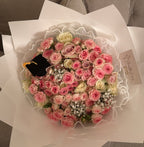 Graduation mixed rose bouquet