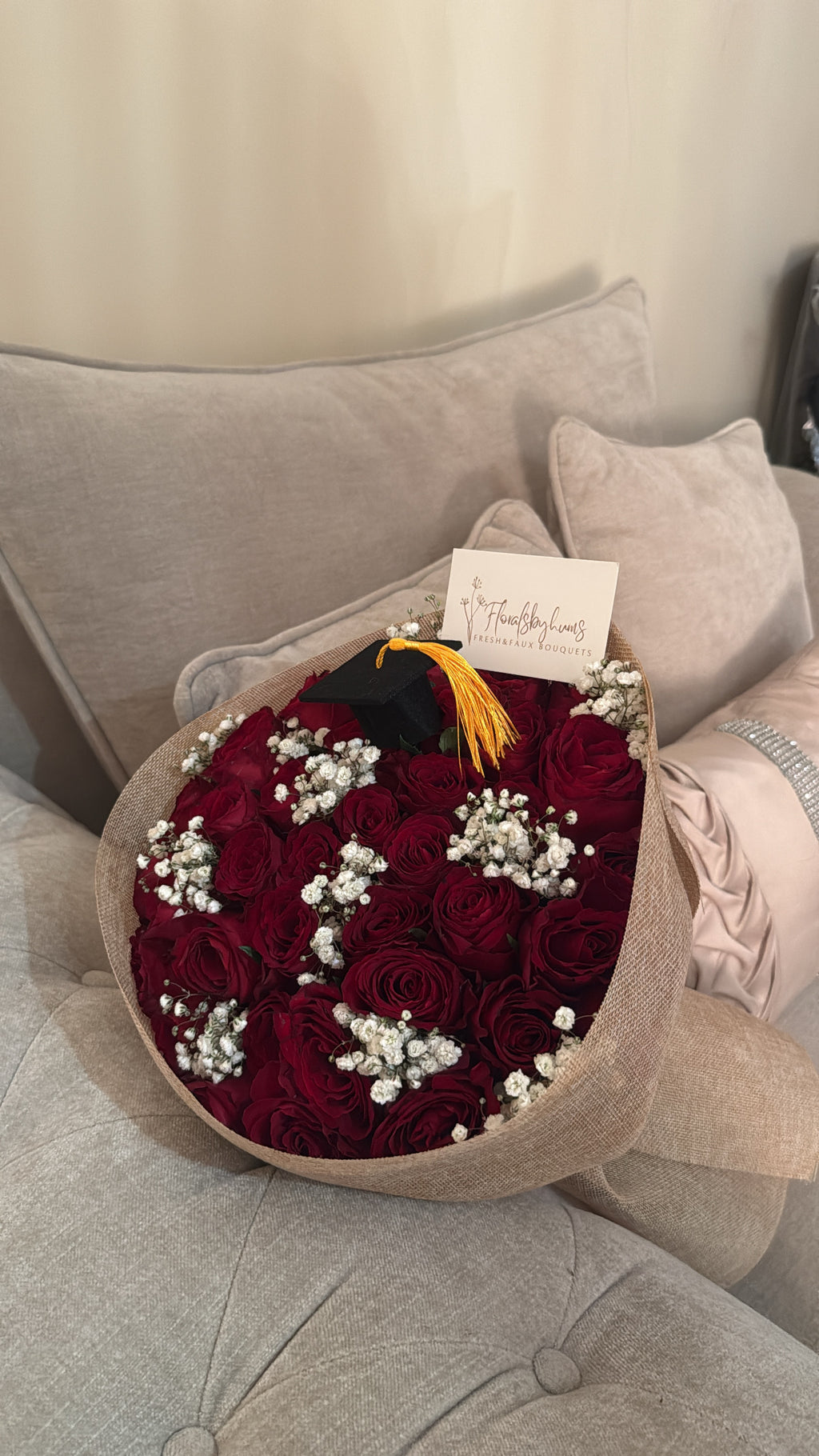 Standard rose grad bouquet