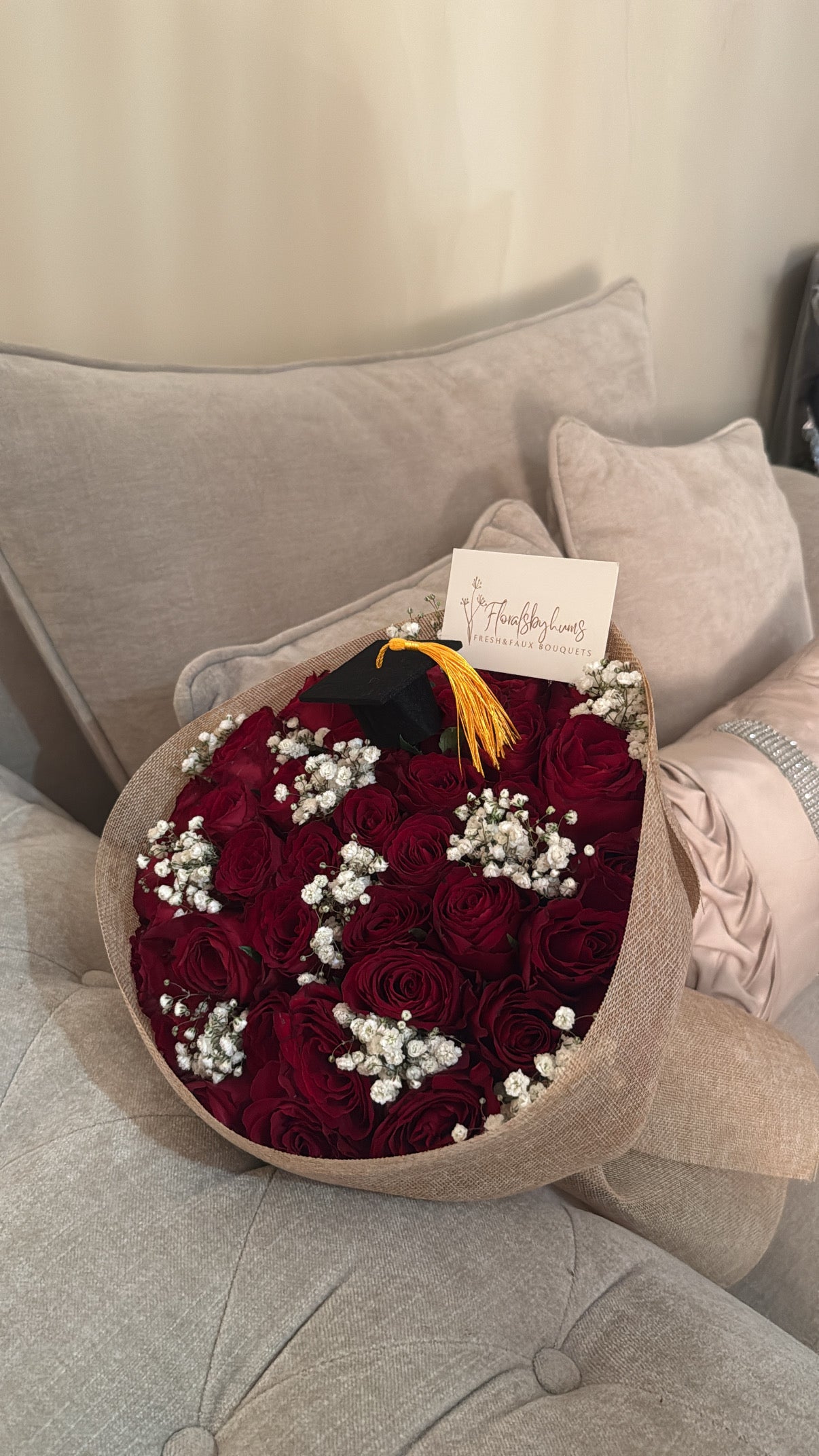 Standard rose grad bouquet