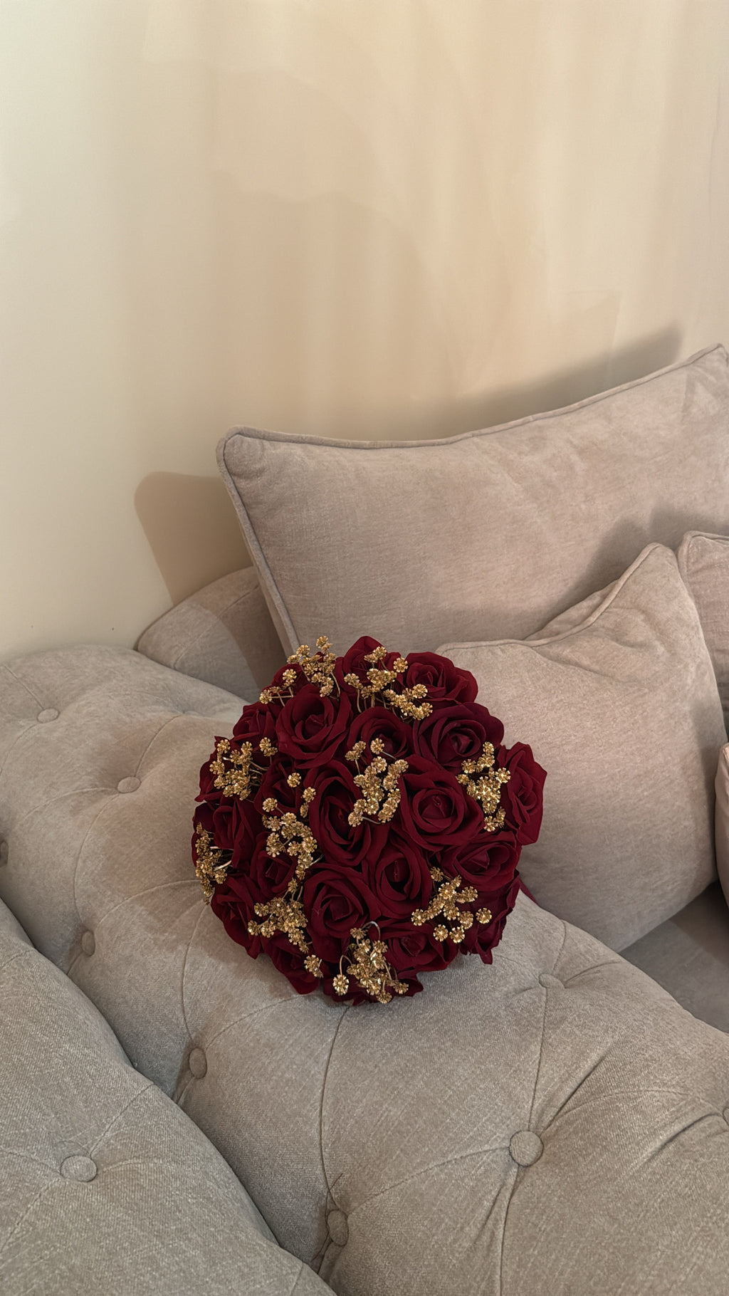 Faux bridal bouquet