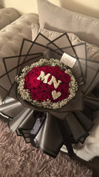 Initial skirt bouquet