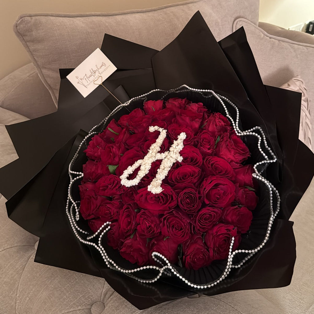 Initial bouquet - standard roses