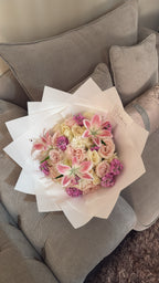 Pink blush mix bouquet