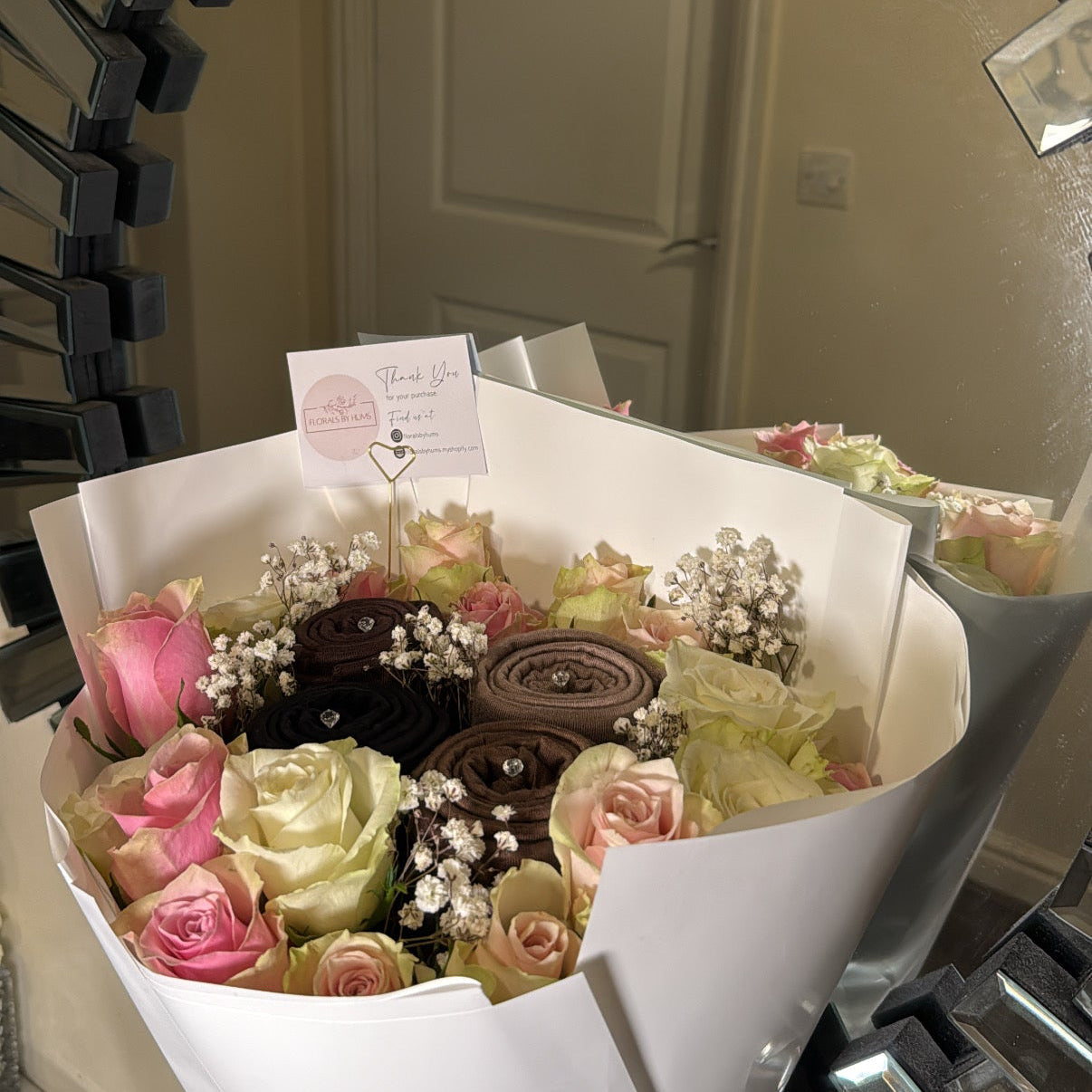 Jersey hijab bouquet