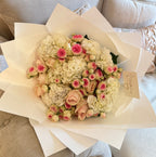 Hydrangea mixed floral bouquet