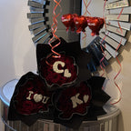 Premium initial bouquets - 20 count