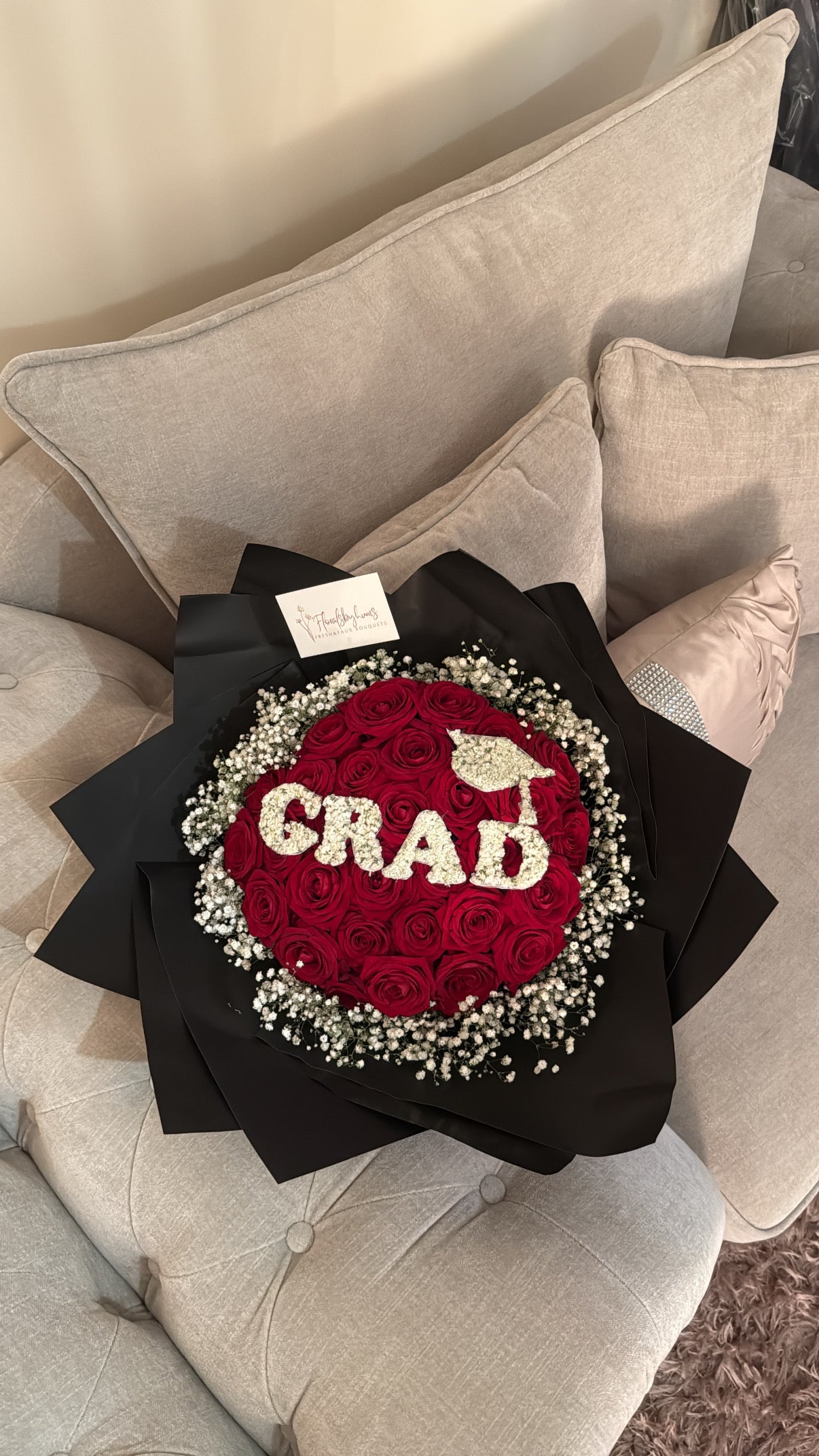 Premium grad rose bouquet