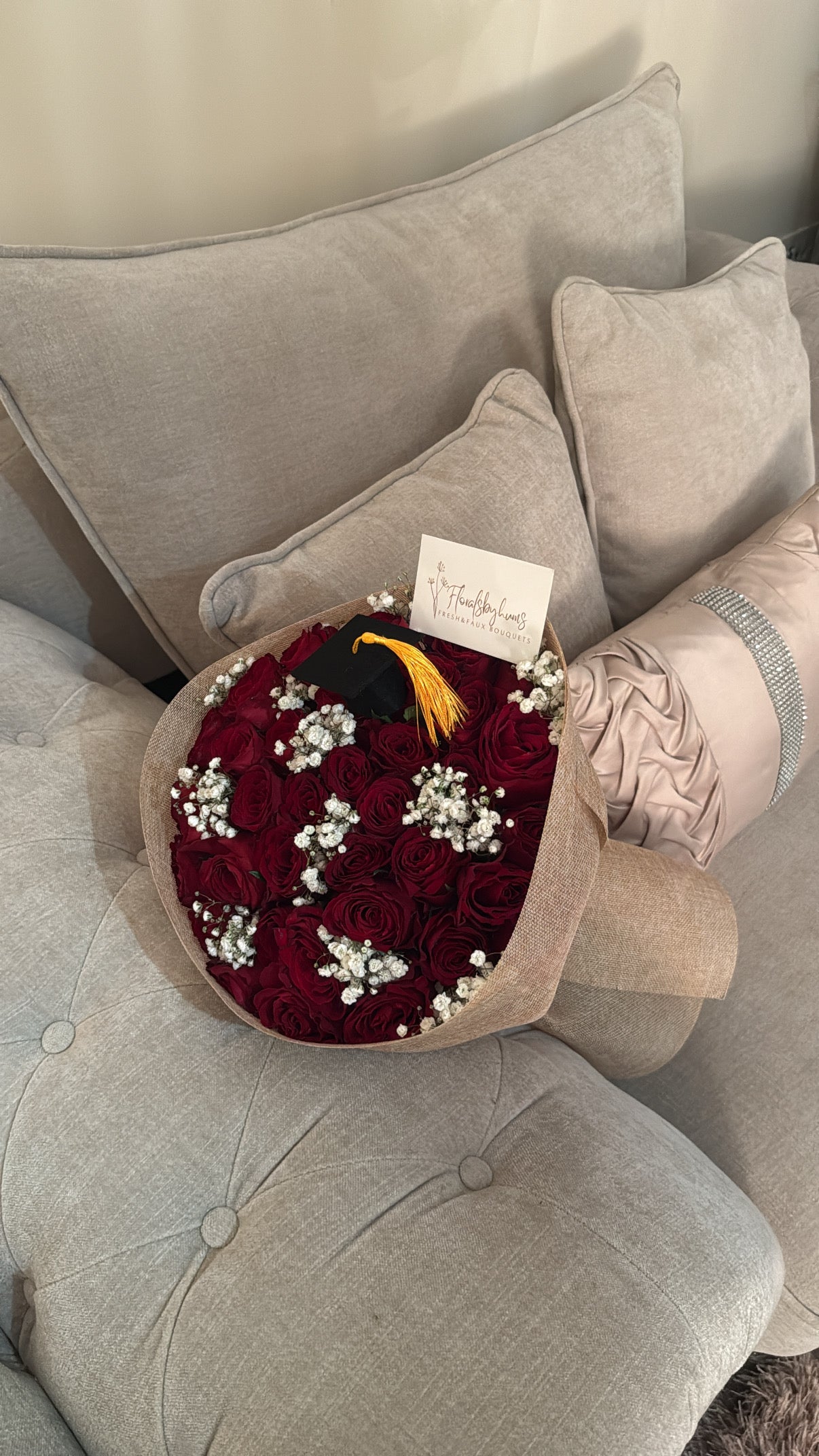 Standard rose grad bouquet