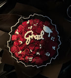 Grad bouquet - italic writing