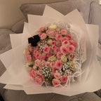 Graduation mixed rose bouquet